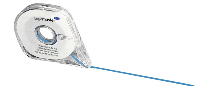 Verdeeltape Legamaster 2,5mmx16m blauw