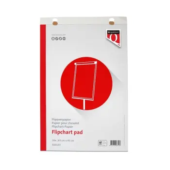 Flipoverpapier Quantore 65x95cm blanco/ruit