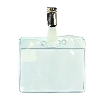 Badge Quantore met clip 60x90mm