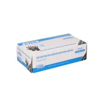 CMT wegwerphandschoen nitril blauw maat M