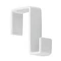 STAS wandhaak wit 16mm