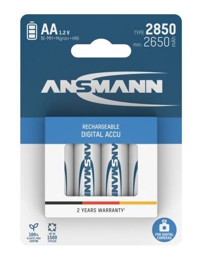 Ansmann batterij oplaadbaar AA 2850 (4)