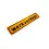 Reflecterend sticker werkverkeer gl/zw 400x10