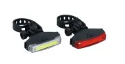 Dresco fiets voor en achterlicht LED