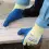 Afbeelding Towa handschoen, latex gecoat PowerGrab 300