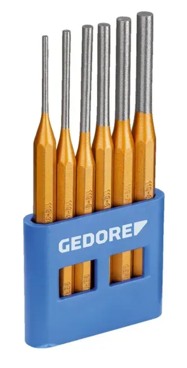 Gedore pendrijverset 6-dlg in PVC-houder.