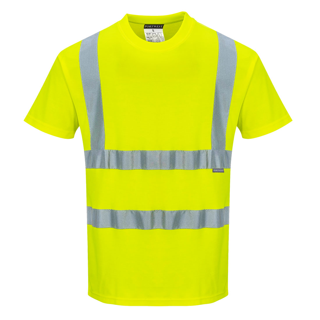 Portwest t-shirt S170 fluor geel 3XL