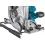 Afbeelding Makita 40 v max cirkelzaag 235 mm HS009GZ