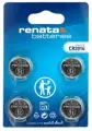 Renate batterij cr2016 3.0v 4 stuks