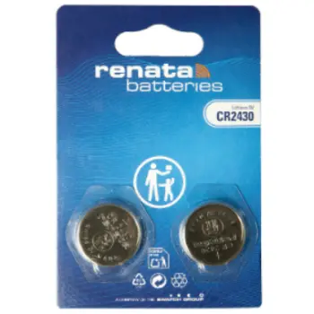Lithium knoopcel batterij cr2430 3v 2 stuks