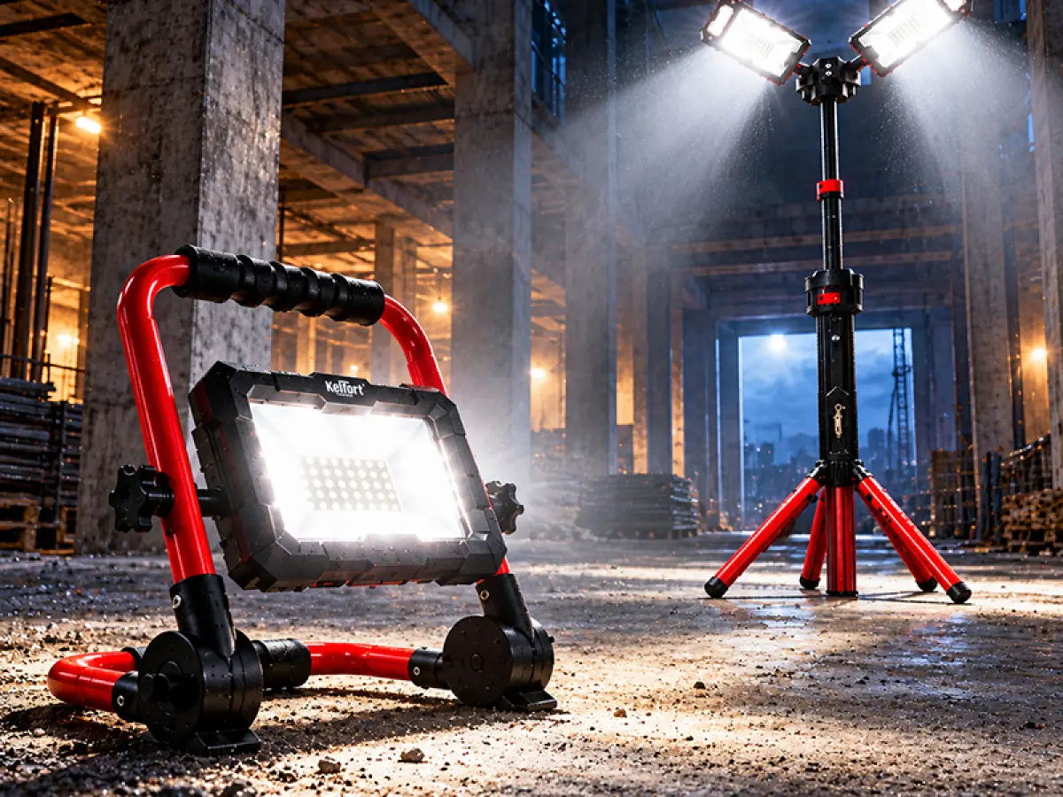 Bouwlampen en LED-bouwverlichting voor iedere werkplek