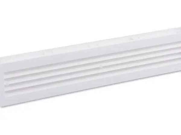 Badkamerrooster 455x90mm wit