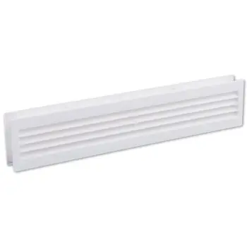 Badkamerrooster 455x90mm   wit