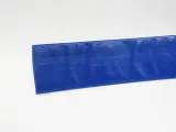 PVC slang plat oprolbaar blauw 38mm