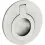Wb luikring rond mat nikkel    50mm