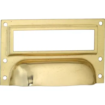 Wb schelpgreep etiketraam   73x43mm