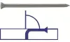 Stalen nagel Kelfort