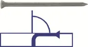 Stalen nagel Kelfort