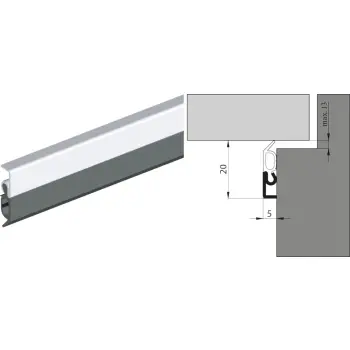 Tochtprofiel opbouw