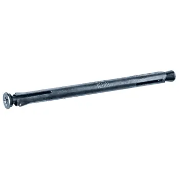 Metalen kozijnpluggen met geborgde conus platkop verzinkt | Metal frame anchors with safety con countersunk head zincplated | Metallrahmendübel mit unverlierbarem Stahlkonus Senkkopf verzinkt | Chevilles metalliques pour chassis avec assurance conique a tête fraisée zingué