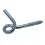 Krulhaken houtdraad ijzer gegalvaniseerd | Curlhooks wood thread iron galvanized | Spiralhaken mit Holzgewinde Eisen glanzverzinkt | Crochets de boucle à bois acier zingué