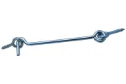 Windhaken met 2 schroefogen | Gate hooks with 2 screw eyes | Sturmhaken mit 2 Ösen | Crochets de contrevent avec 2 pitons