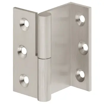 Paumelle messing vern. mat links 50mm