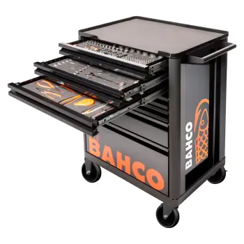 Bahco Gereedschapswagen zwart 216 dlg 7 lades