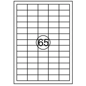 Etiket Quantore 38.1mmx21.2mm 6500 stuks