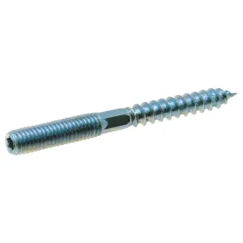Stokeinden ijzer gegalvaniseerd | Hangerbolts iron galvanized | Stockschrauben Eisen glanzverzinkt | Goujons acier zingué