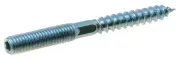 Stokeinden ijzer gegalvaniseerd | Hangerbolts iron galvanized | Stockschrauben Eisen glanzverzinkt | Goujons acier zingué