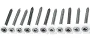 Spaanplaatschroeven op band platkop verzinkt | Chipboard screws collated countersunk head zincplated | Spanplattenschrauben auf Band Senkkopf verzinkt | Vis à bois tête fraisée sur bande zingué