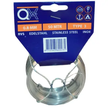 Binddraad RVS A2 | Tie wire AISI 304 | Bindedraht Edelstahl A2 | Fil de fer inox A2
