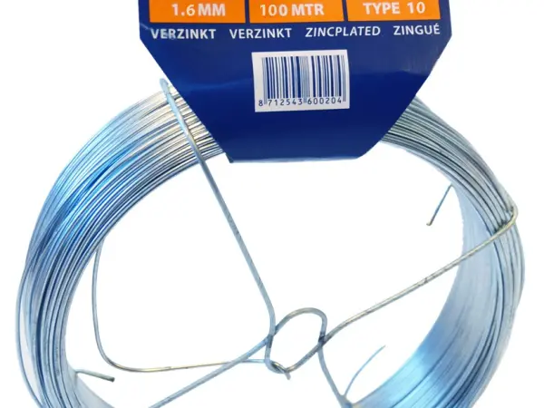 Binddraad ijzer verzinkt | Tie wire iron zincplated | Bindedraht Eisen verzinkt | Fil de fer acier zingué