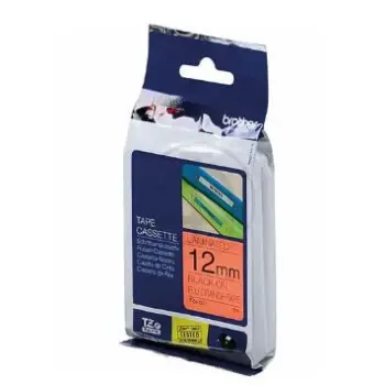 Lettertape brother p-touch tze-b31 12mm zw/or