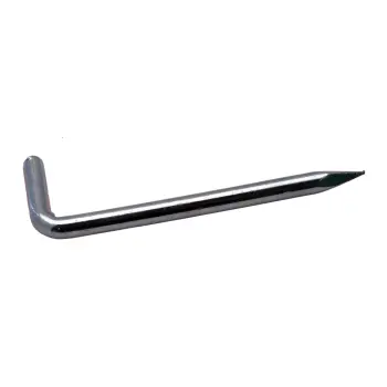 Puntduimen ijzer gegalvaniseerd | Square hook pins iron galvanized | Stifthaken Eisen glanzverzinkt | Gonds à pointe acier zingué