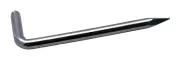 Puntduimen ijzer gegalvaniseerd | Square hook pins iron galvanized | Stifthaken Eisen glanzverzinkt | Gonds à pointe acier zingué