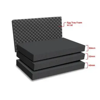 Peli 1510MLF guardique 4-delige foamset