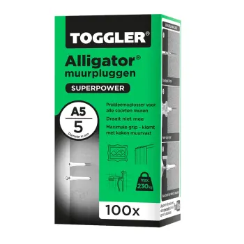 Afbeelding Toggler alligator muurplug a5 ø5mm