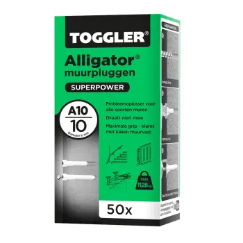 Afbeelding Toggler alligator muurplug a10 ø10mm