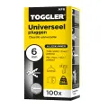 Afbeelding Toggler alligator plug + flens af6 ø6mm wanddikte > 9,5mm