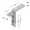 GB Kozijnstelhoek type A 95x210/175 60x6/60x5