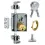 Afbeelding JuNie® draaistangslot opleg 7020