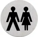 Symboolplaat dames/heren Oxloc