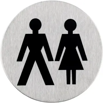 Symboolplaat dames/heren Oxloc