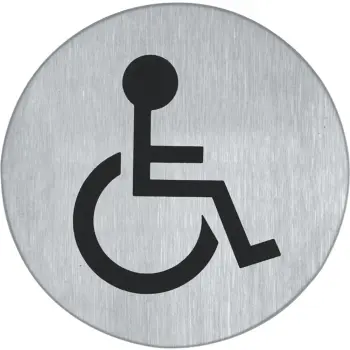 Symboolplaat invalide toilet Oxloc