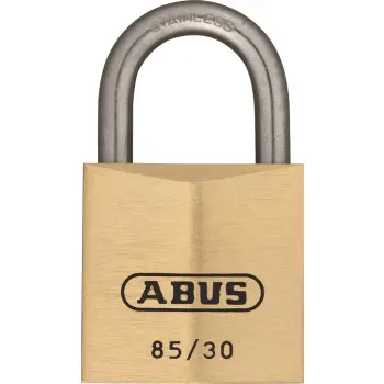 Afbeelding ABUS cilinder hangslot 85 Messing service cilinder hangslot