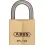Afbeelding ABUS cilinder hangslot 85 Messing service cilinder hangslot