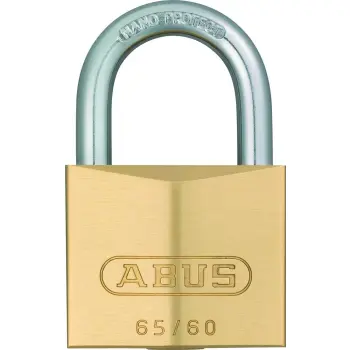 Afbeelding ABUS cilinder hangslot 65 Messing cilinder hangslot