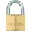 Afbeelding ABUS cilinder hangslot 65 Messing cilinder hangslot